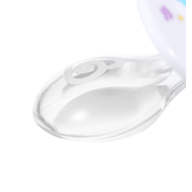 Landofgenie Adult Size Printed Dummy Large Teat Shield Dummy White