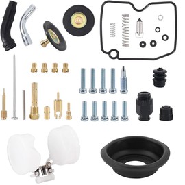 JIK Carburetor Rebuild Kit Float Gasket for Arctic Cat 350 366 400 500 650 DVX 300