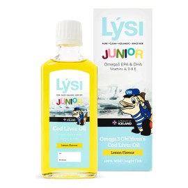 Omega Aceite Hígado Bacalao Limón Niños 240ml Apto Lactancia