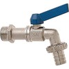 Geka NG3/4 AG G 3/4" Chrome Plated Ball Bibcock, Gold/Blue,