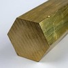 360 Brass Hex Bar, Unpolished (Mill) Finish, H02 Temper, ASTM