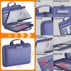 Fireproof File Organizer with Lock, Hard-Shell Case Fireproof Document Box