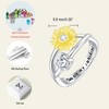 YL Sunflower Rings 925 Sterling Silver You Are My Sunshine
