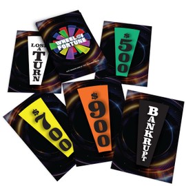 Imagination Gaming Wheel of Fortune Deluxe Jumbo Card Game, Play America’s Game at Home with Friends and Family, Spin The Wheel, Solve a Puzzle, Win! Home Entertainment, Ages 8+