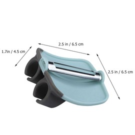 Kichvoe Vegetable Peeler Ergonomic Thumb Peeler for Effortless Fruit and Vegetable Peeling Comfortable to Clean Versatile Kitchen Tool Grey