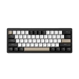 ZIFRIEND AG61 60% Layout Mini Gaming Mechanical Keyboard Wired Customized RGB Backlight/Sidelight White/Black/Blue 3-Pin Hot Swap Silent/Yellow Switches:_White and black -Silent shaft
