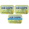 ICE CHIPS Xylitol Candy Tins 5.28 oz total (Lemon, 3