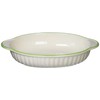 Banko Ware 12476 Oven-safe, Color Line, Oval Au Gratin Plate,