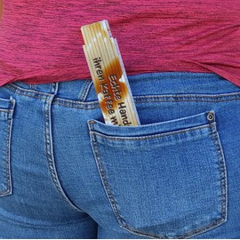 Wooden Metre Stick with Saying "Echte Handwerker rühren ihren Kaffee mit dem Zollstock um um " Echte Handwerker rühren ihren Kaffee mit dem Zollstock um um um als lustige Geschenk für Papa oder