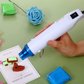 TOPIND Handcraft Shell Heat Gun, TOPIND Mini Heat Gun 300W, Mini Handheld Heat Gun, Used for Painting Crafts Electronics DIY Shrink Packaging by TOPIND (White)