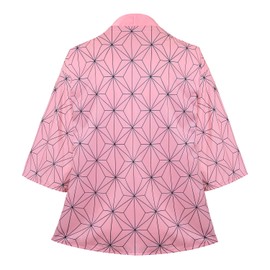 Drofe Anime Robes Tanjiro Cosplay Costume Zenitsu Kimono (pink, Large)