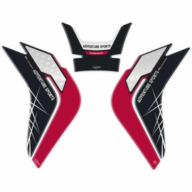 labelbike - Kit 3 3D Stickers for Motorcycle Tank Honda Africa Twin Adventure 2018