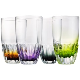 Artland Solar Highball, Assorted, Set of 4