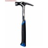 Kobalt 20-oz Smooth Face Steel Head Steel Claw Hammer Blue
