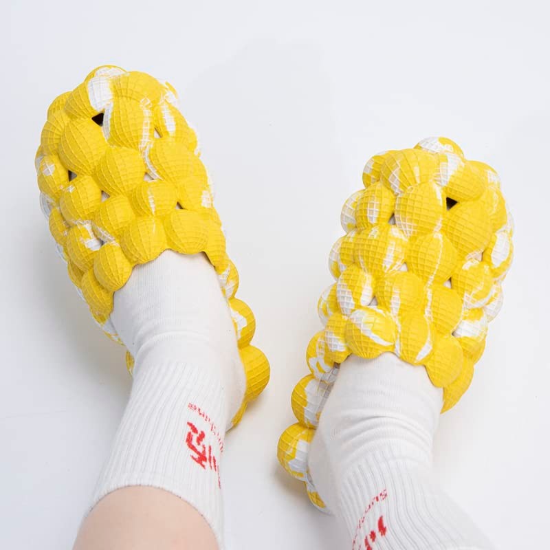 Molodo Unisex Massage Bubble Slides Non-Slip Novelty Tie Dye Beach