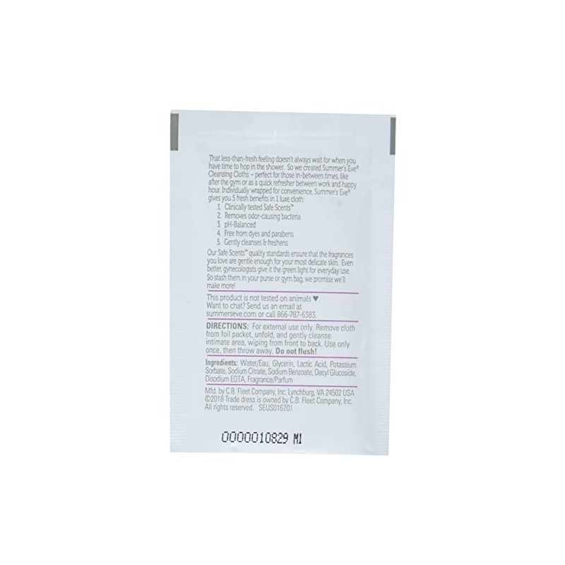 Summers Eve Sensitive Cloths