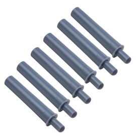 6 Pieces Damper Buffers Push to Open System Soft Quiet Close Closer for Cabinet Door Drawer(Grey)