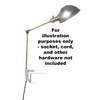 B&P Lamp® Green Parabolic Style Metal Shade