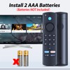 CLVIZCXOM Voice Replacement Remote Control Compatible with AMZ TV Control