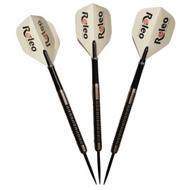 Roleo Professional Steel Darts 90% Tungsten Set of 3 18g, 20g + 22g (18)