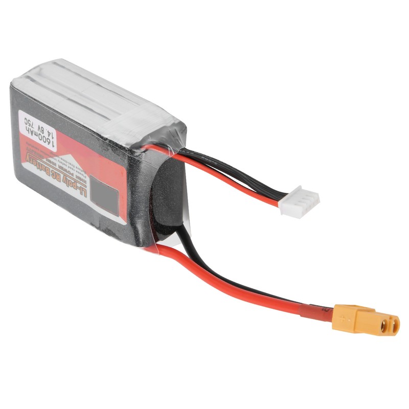 14.8V 4S 1600mAh 75C XT60 Plug RC Car Boat LiPO