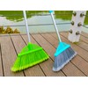 Xifando Three-Section Telescopic Aluminum Alloy Rod Long-Handled Broom for Housekeeping