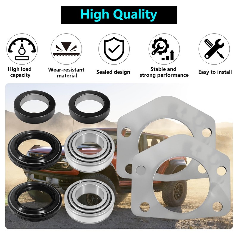 FBSCTMH 2 Set Rear Axle Bearing & Seal & Press