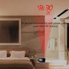 Sonew Projection Alarm Clock, Dimmable LED Digital Clock with 180°