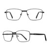 RB.Pilot Rectangle Reading Glasses for Men Blue Light Blocking Computer