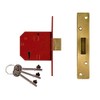 Union Locks 2134E 5 Lever BS Mortice Deadlock 79.5mm -