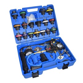 Alltooetools 28pcs Universal Radiator Pressure Tester and Vacuum Type Cooling System Tool Kit