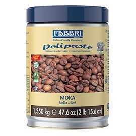 Fabbri Delipaste Coffee, Flavoring Compound for Gelato, Ice Cream, Soft Serve, Pastry and Confectionary - 1 Tin of 2.9 lb