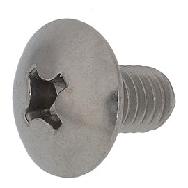Osato 62605 Stainless Steel Screw Truss Head, Thickness 0.2 inch (6 mm), Length 0.4 inch (10 mm), Quantity: Approx. 20 Pieces
