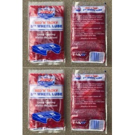 LUCAS Oil Products 4 LUCAS 10676 Red "N" Tacky 5th Wheel Slider Lube Grease Oil New 2.5 Oz Packages