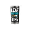 Leaf Blowing Time Autumn Leaf Blower Stainless Steel Insulated Tumbler