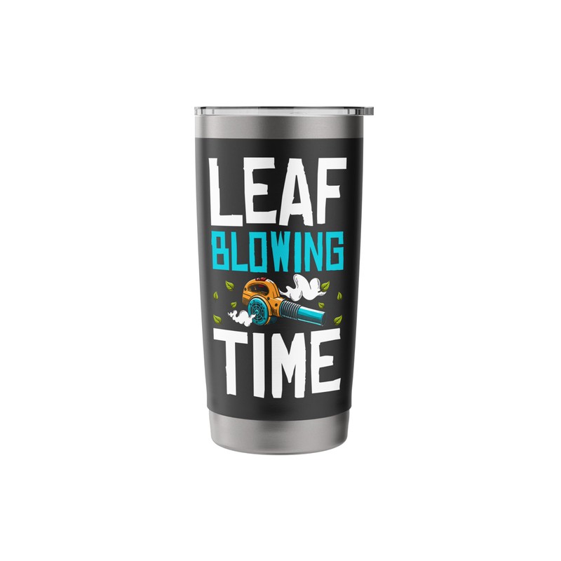 Leaf Blowing Time Autumn Leaf Blower Stainless Steel Insulated Tumbler
