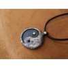 Ancient Looking Yin Yang Necklace Pendant Jewelry For Men Women