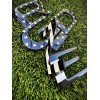 AUTOCARIMAGE RAISED TAILGATE LETTERS for RIDGELINE 2024 2025 BLACK FLAG