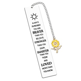 Motivational Gifts Bookmark for Women Girls Inspirational Gifts for Daughter Son Students Encouragement Gifts for Women Bookmark for Book Lovers Readers Birthday Christmas Gifts for Kids Best Friend