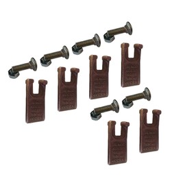 6 Pengo 40/50 Degree Auger Teeth with Hardware, 134501 - fits Pengo Aggressor Augers.