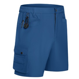 Pantalones cortos de golf para hombre, de secado rápido, estilo casual, para senderismo, trabajo, con múltiples bolsillos, para viajes, pesca, táctica
