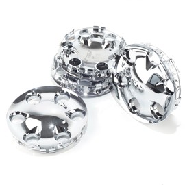 DewFlew 4Pcs Wheel Center Cap for 2001-02 Sequoia 2001-04 Tacoma 2000-04 Tundra Wheel Rim 190mm(7.46in) Chrome 6 Lug Hub Cap, Replacement 42603-0C30 Wheel Cover