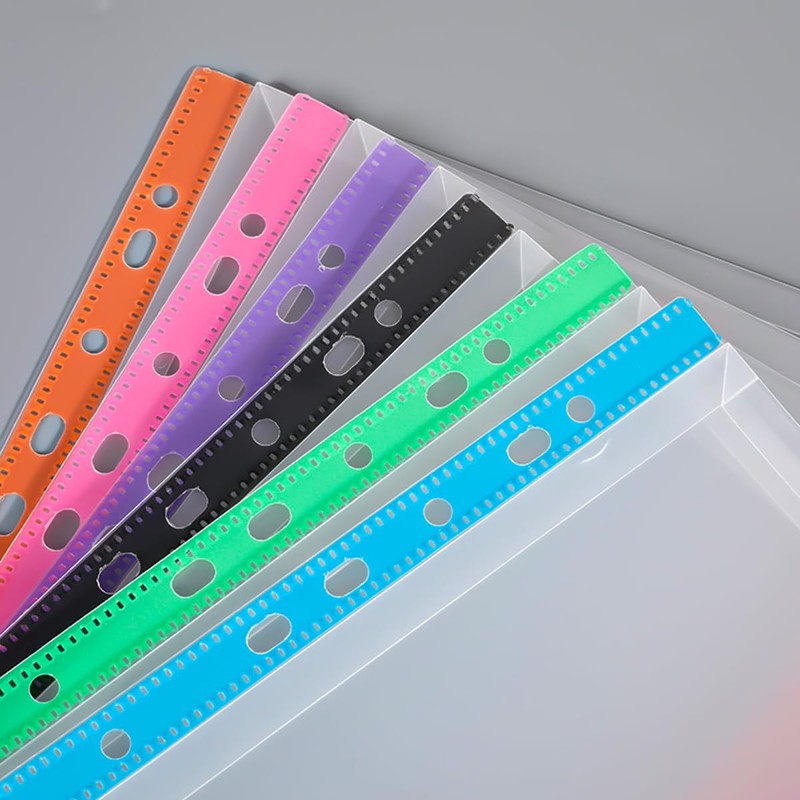 Namvo A4 Plastic Wallets Expandable Die Cut Pockets 12 Folders