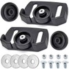 Snowblower Skid Shoes, 2 Sets of Universal Rolling Non-Slip Shoes