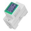 DIN Rail Meter Digital Voltmeter Ammeter Power Energy Monitor Multimeter