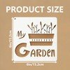16 Pcs Gardening Stencils for Painting Reusable Plastic 6×6 Inch