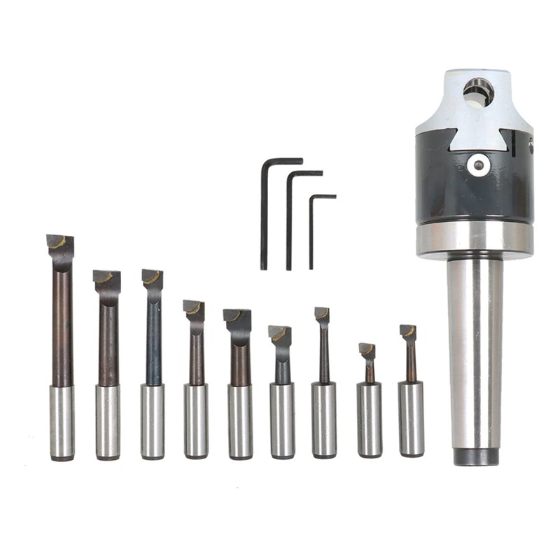 waltyotur 2 Inch Boring Head MT3 Bar Tool Set for