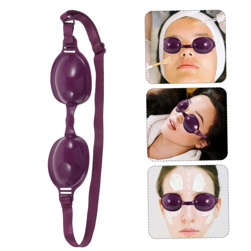 Baluue Ergonomic Tanning Bed Eye Protection Soft Plastic Eye Mask