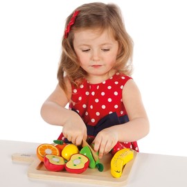 Tidlo Wooden Cutting Fruits Set