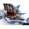 Magalodon Shark 3D Pop Up Card, Handmade Greeting Card, Congratulations